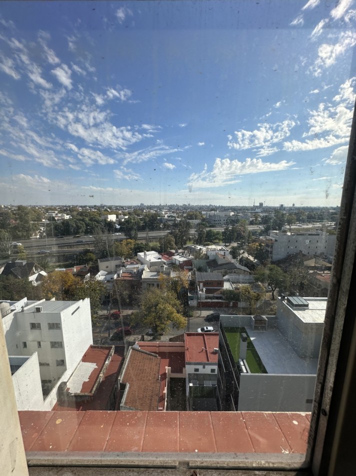 Depto en decimo piso contra frente abierto , vista panoramica, super luminoso en Villa Devoto